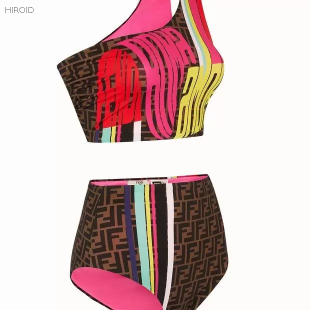 FD17 Sexy Sloping Shoulders Two Pieces