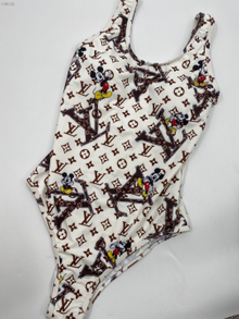 LD02 Women One Piece Swimsuit Mickey Mouse Monokini Swimsuit