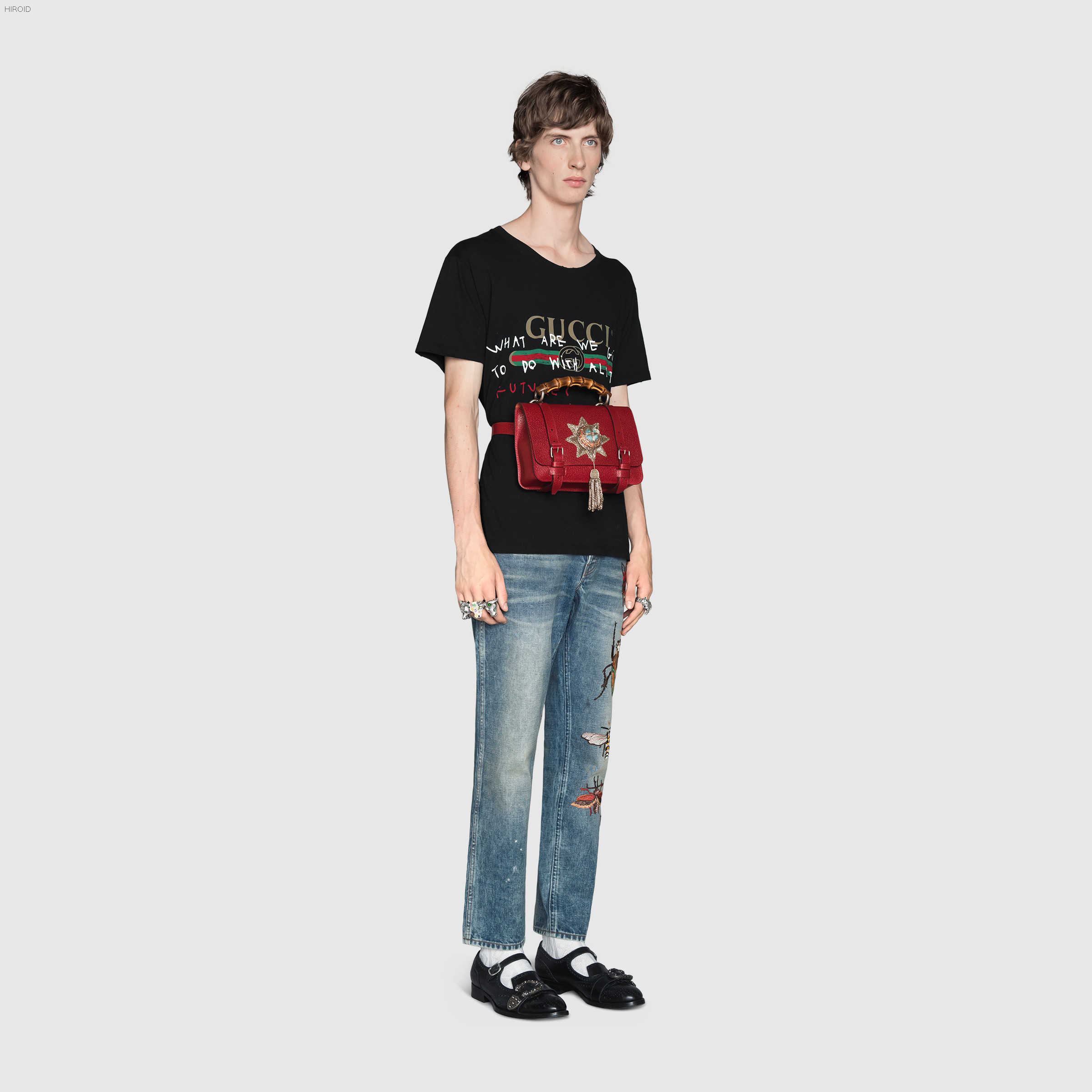 MGG157 White Men T-shirt Women Cros Top T-shiet