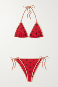 FD26 Embroider Letter Women Sexy Bikini Set 