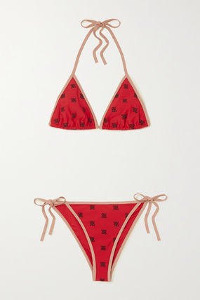 FD26 Embroider Letter Women Sexy Bikini Set 