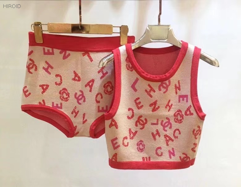 CHZ161 Chanel Top+Bottom