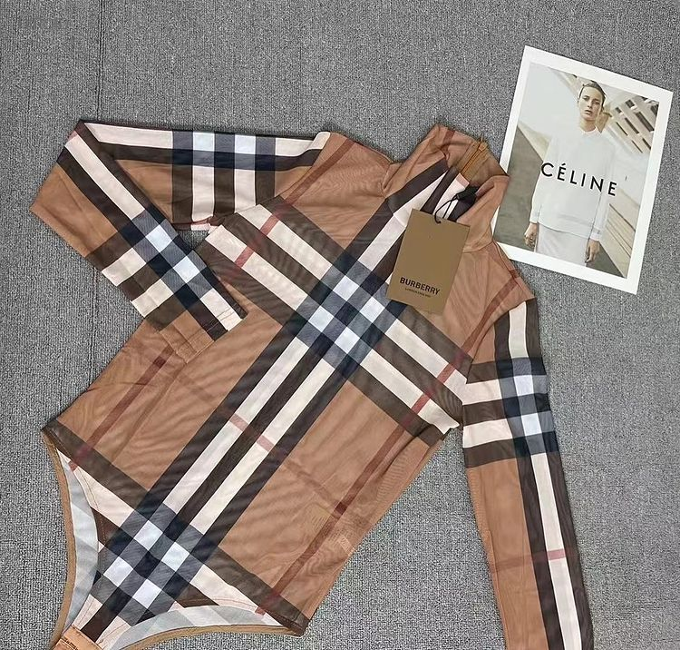 BBR28 WOMEN SWIMSUIT BURBEERY BODYSUIT