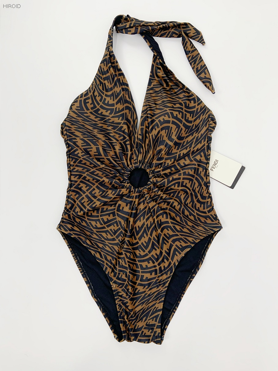 FD36 Women Swimsuit Sexy Circle Ring Bikini One -Piece Body Suits Female Beach Bathing Wear Summer