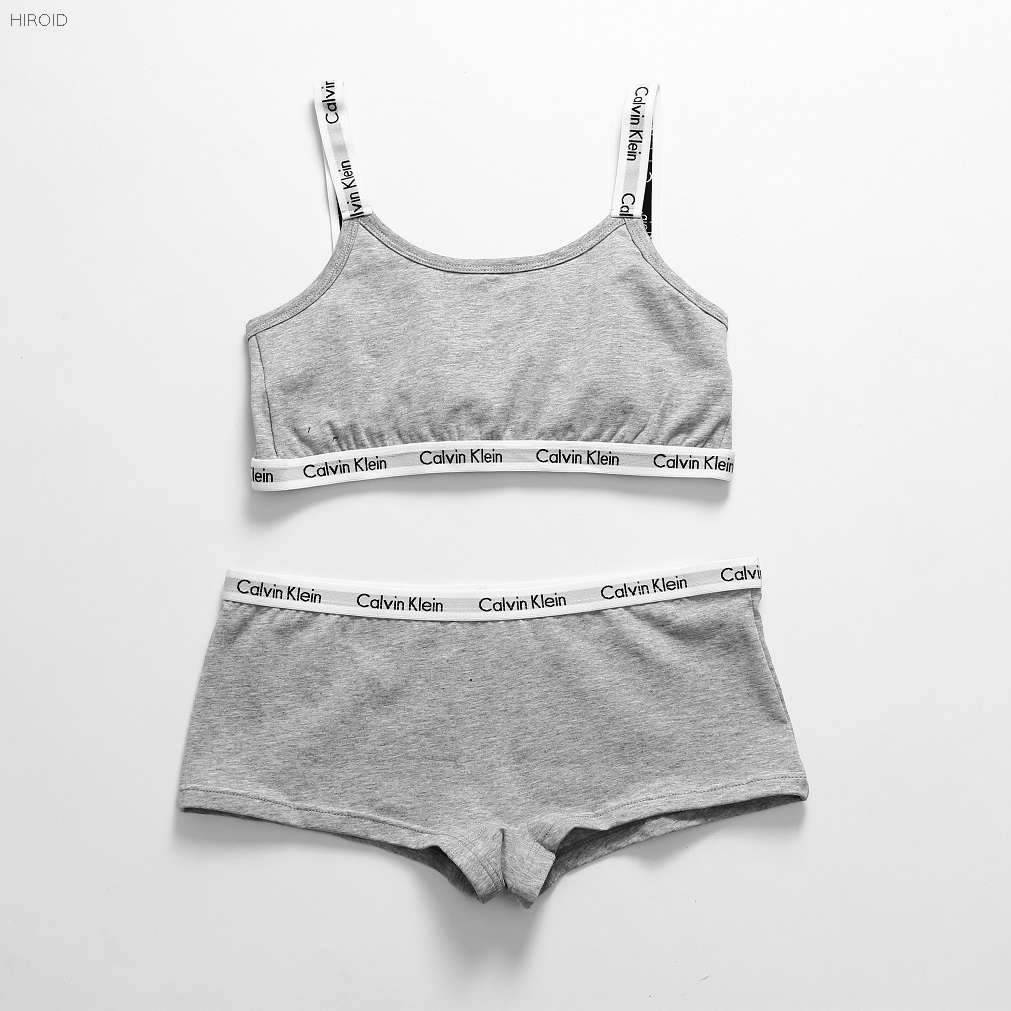 WCK113 Sports Underwear Girl Corset Letter Vest Bra Thongs