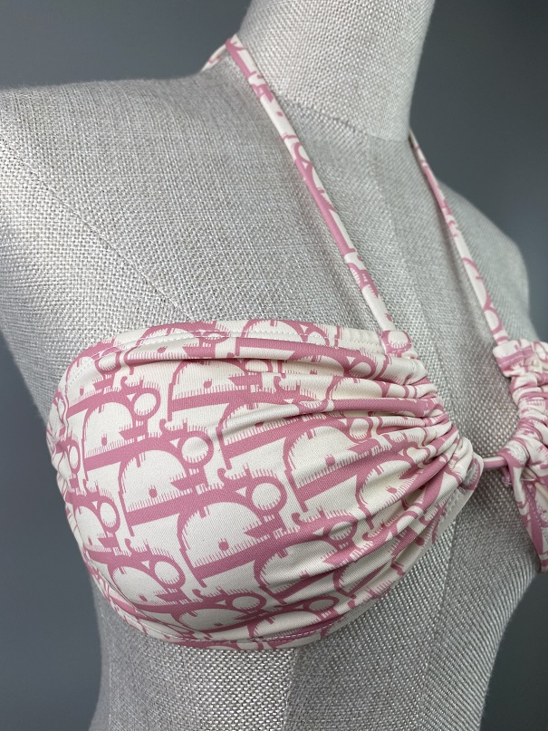 DR32 Sexy Three Pieces Bikini Summer Halter Bra Thong Set Beachwear