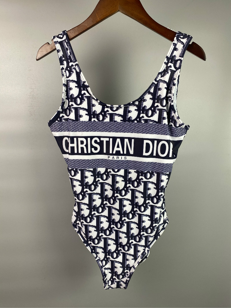 DR02 One-piece Bathing suit Blue And Red