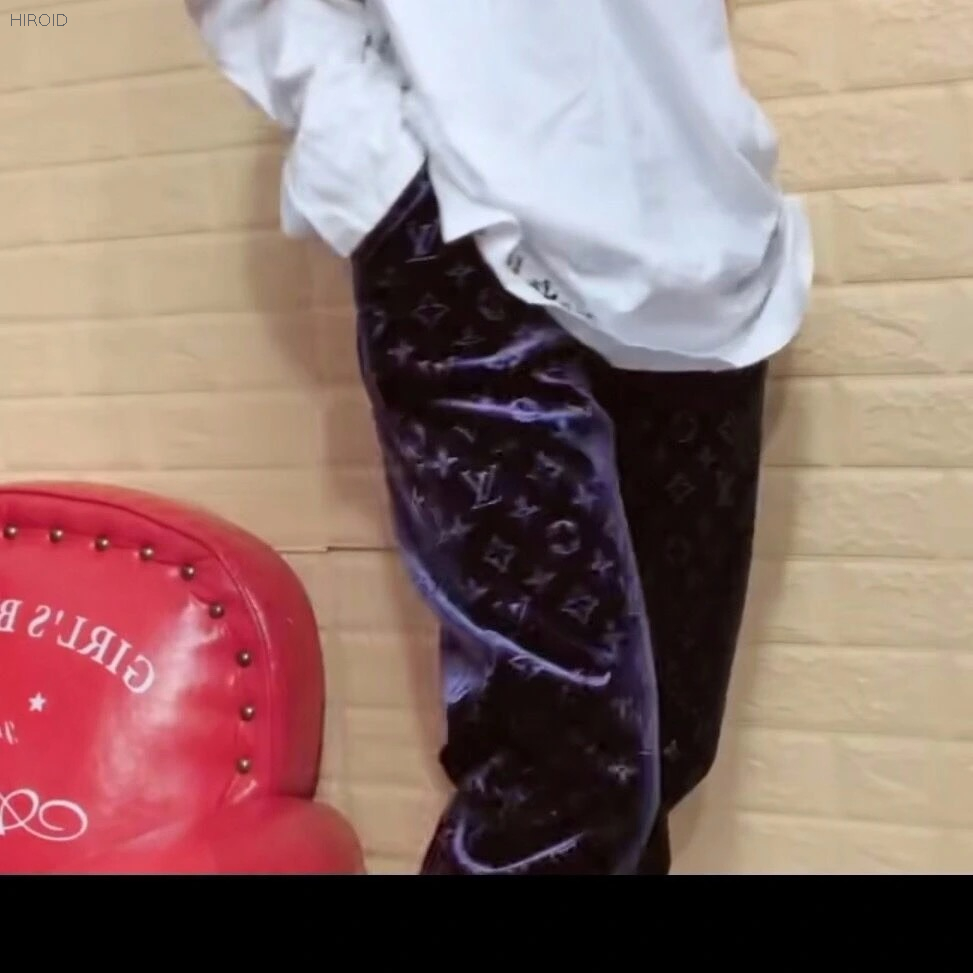 Gold Velvet Pantaloons Ankle Banded Pants Slacks Bloomers