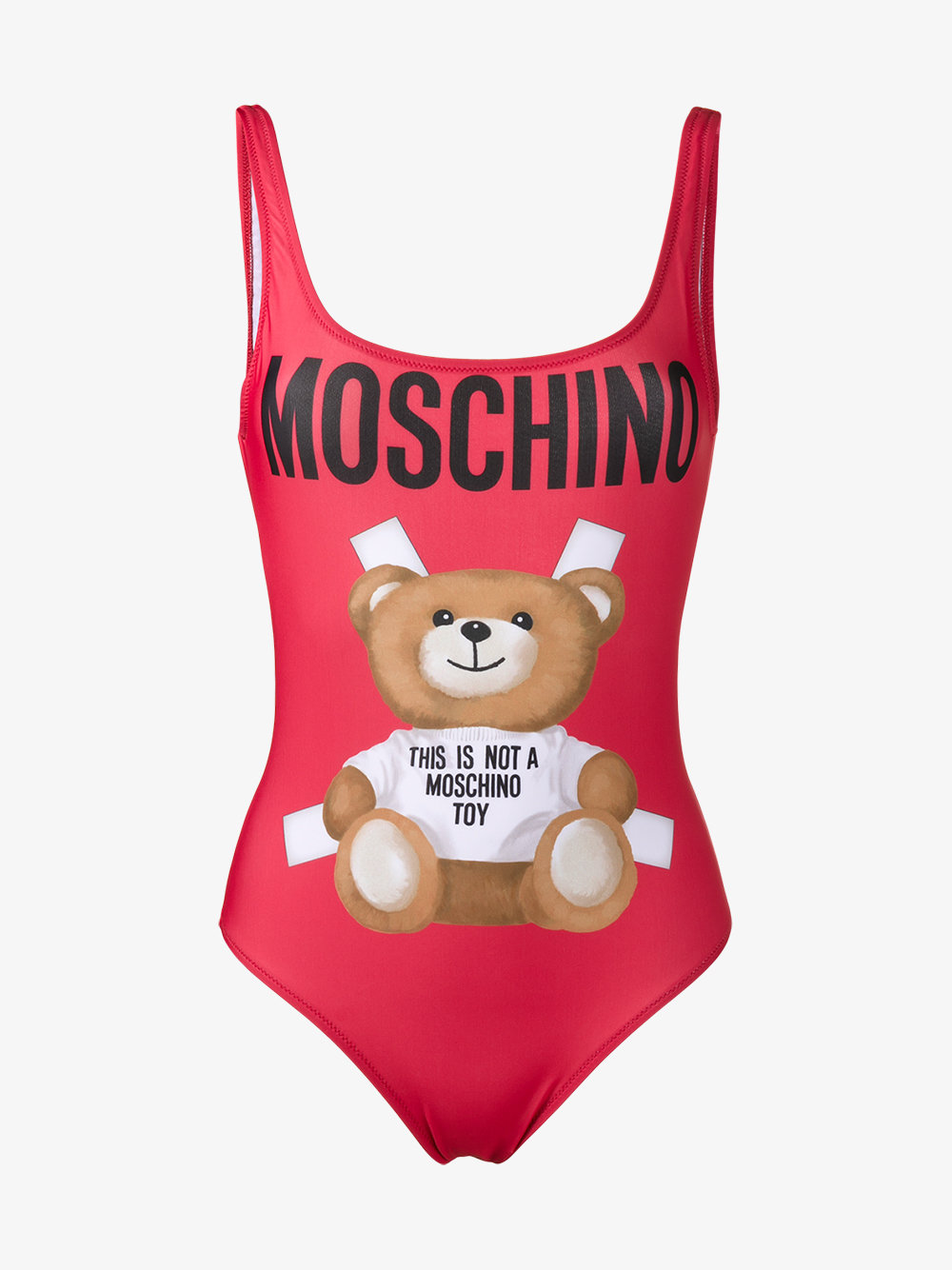 MOS03 Bear Print Women Summer Swimsuit One Piece
