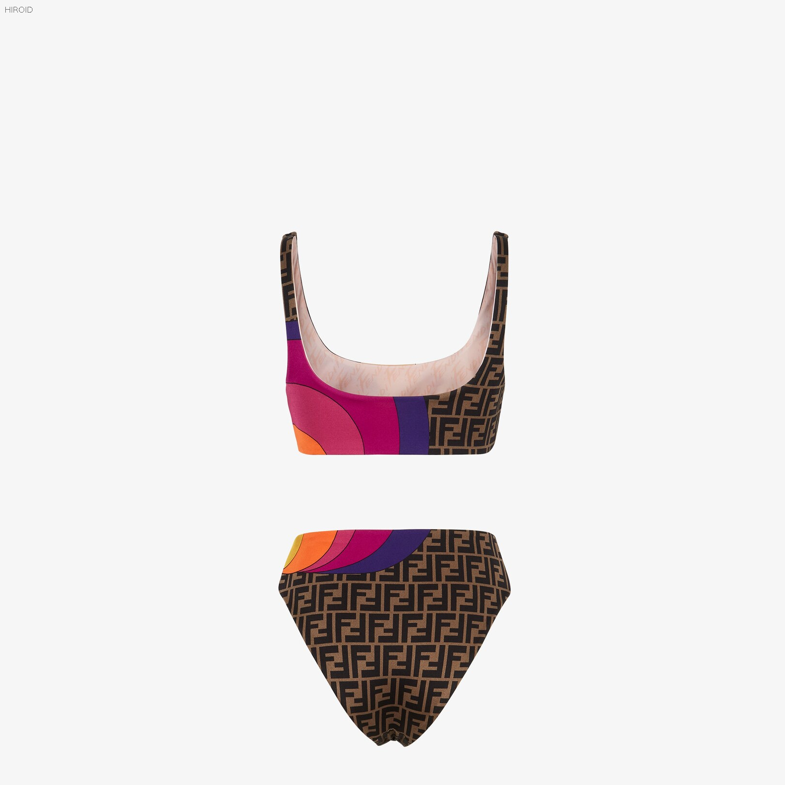 FD41 two piece of bikini high waist swimwear 