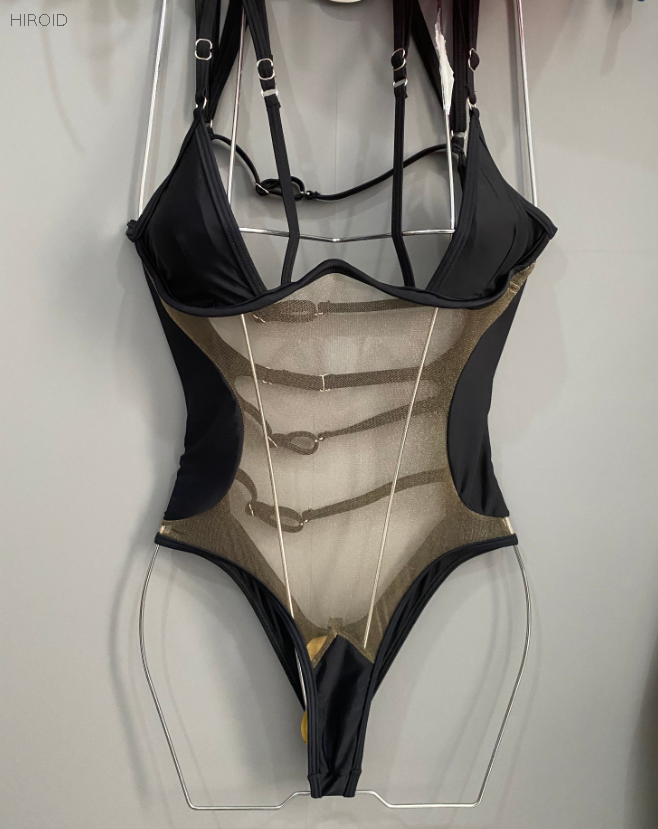 PH11 One piece Swimwear Black Bikini