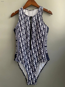 DR52 Women One Piece Swimwear Print Bikini