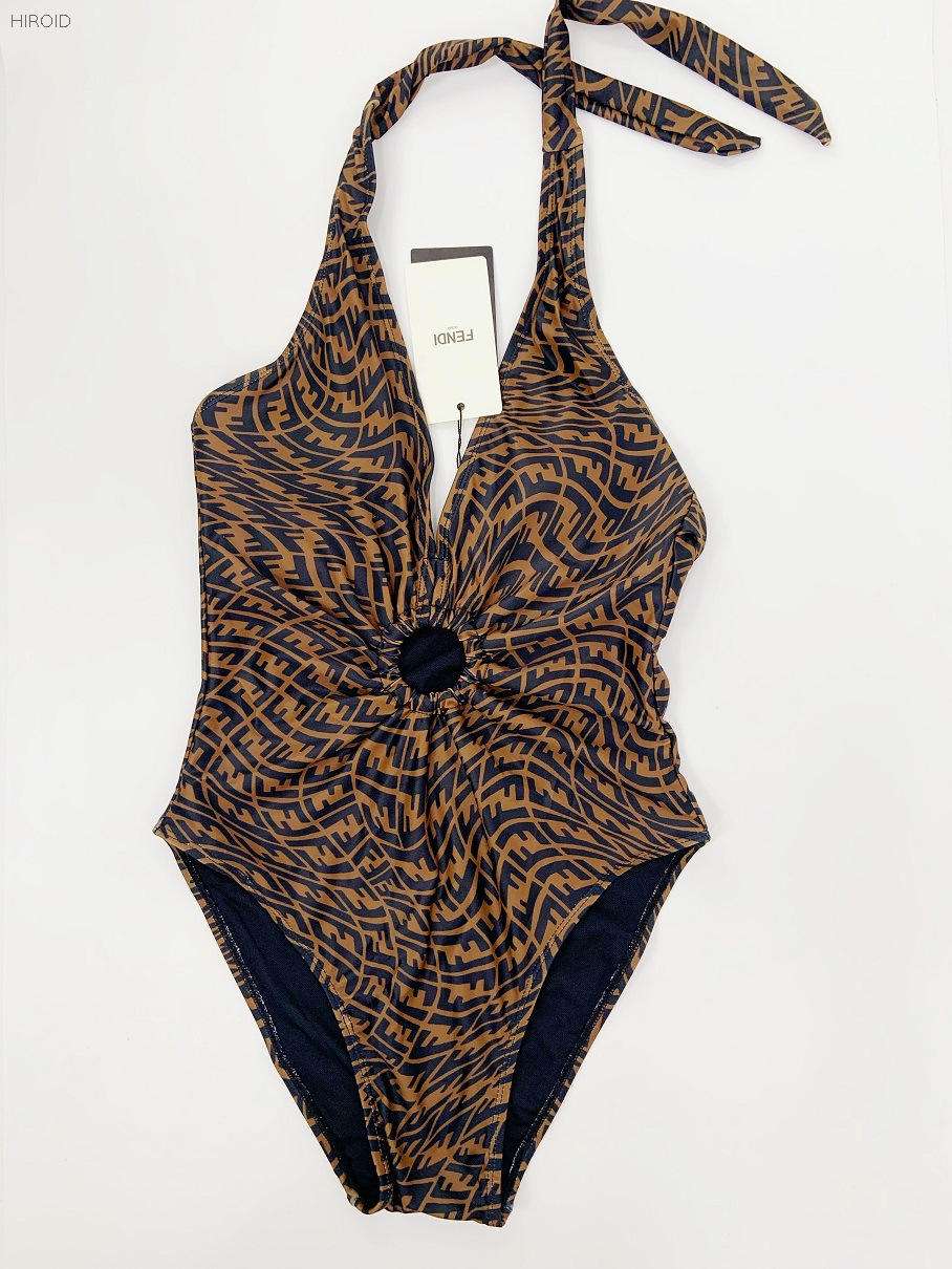 FD36 Women Swimsuit Sexy Circle Ring Bikini One -Piece Body Suits Female Beach Bathing Wear Summer
