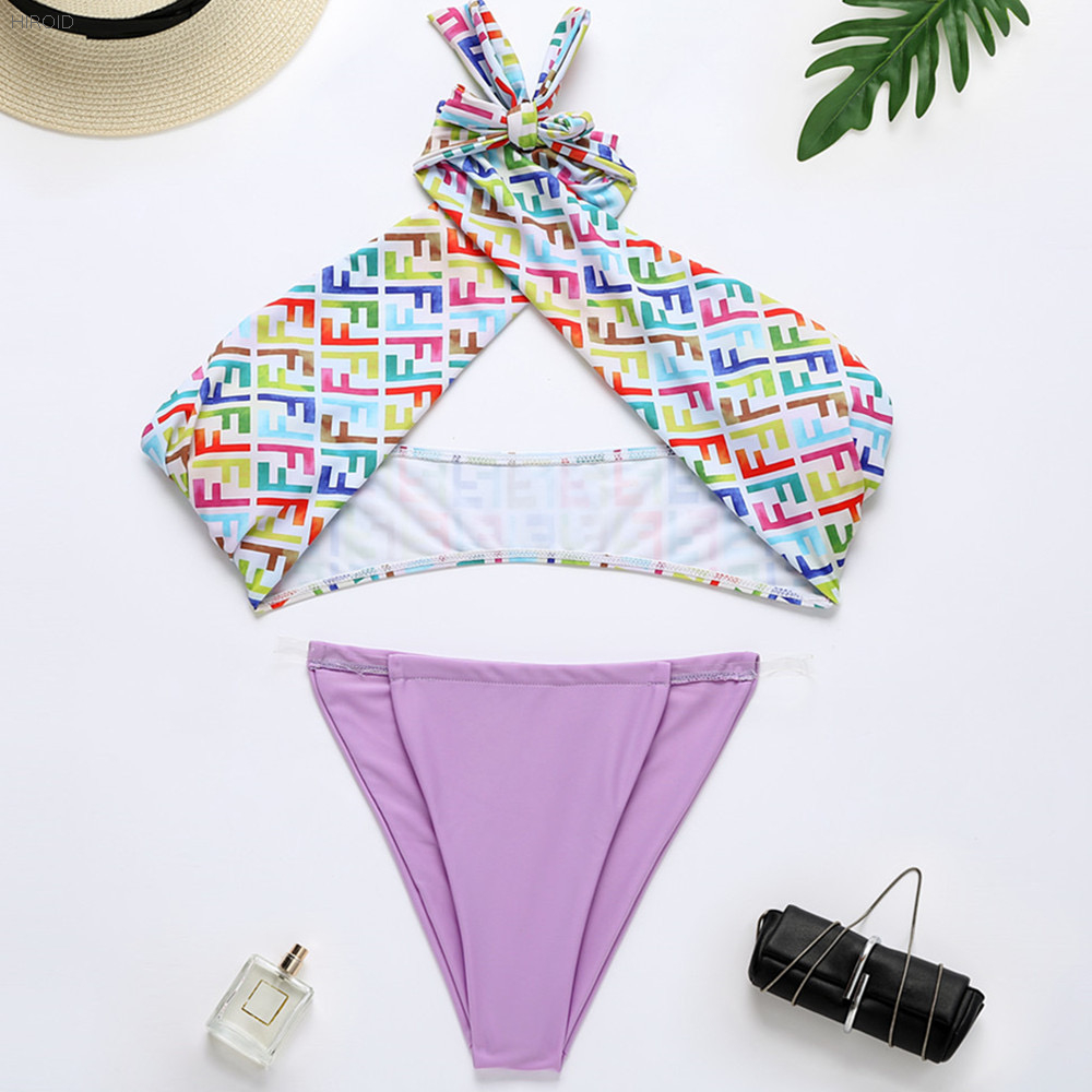 2021 Sexy Cross Bathing Suit Two Piece Bikini