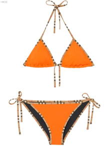 BBR14 women bikini yellow swimwear two piece