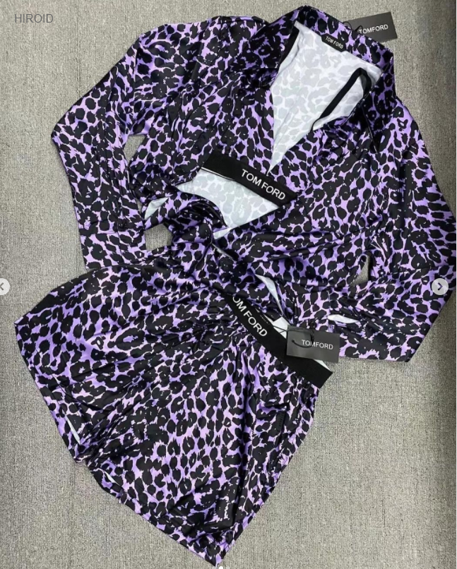 TF02 TOM FORD Three Piece Shirt,Bra and Shorts suit