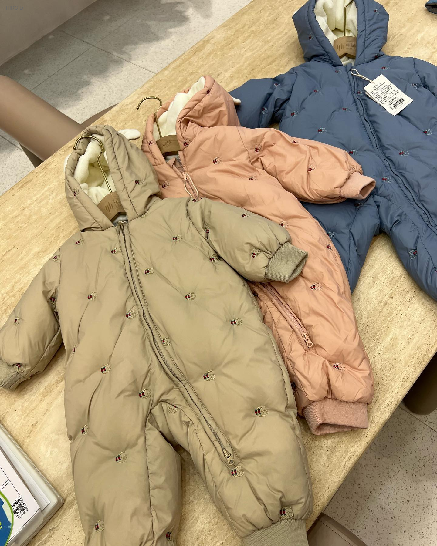 GUB2201 baby down coat
