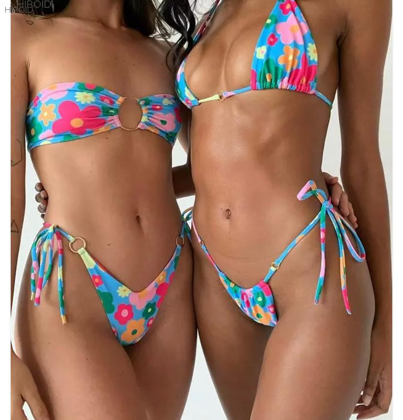 MR02 MR03 bikini women swimsuit swimwear thong adjust bathing suit