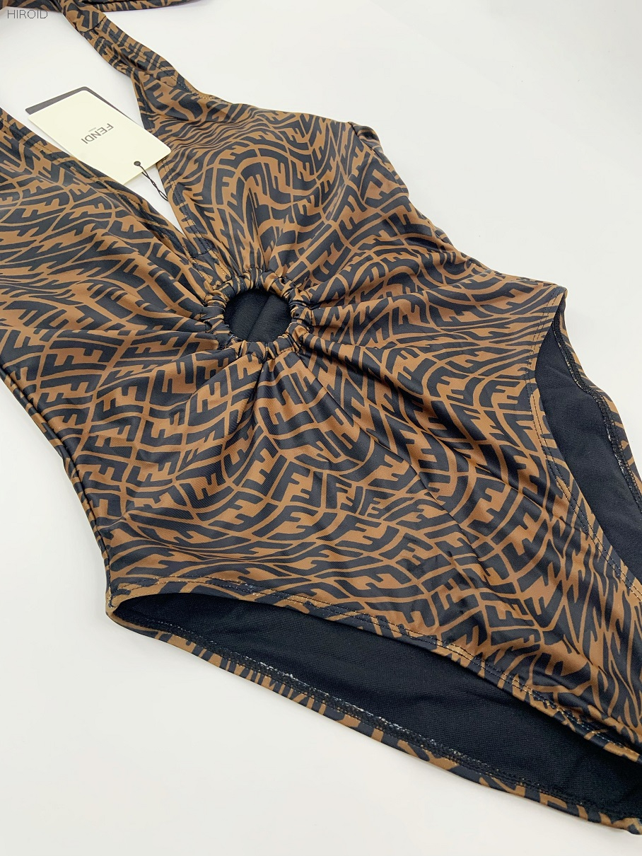 FD36 Women Swimsuit Sexy Circle Ring Bikini One -Piece Body Suits Female Beach Bathing Wear Summer