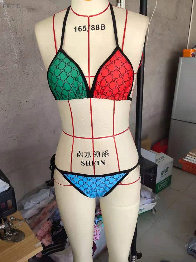 GU27 Four Colors Sexy Two-piece Swimsuits Bikinis Bathing Suits Summer Beach swimming suit for wome