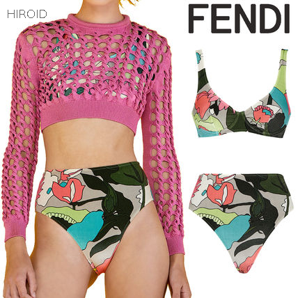 FD24 Flower Woman Two piece Bikini