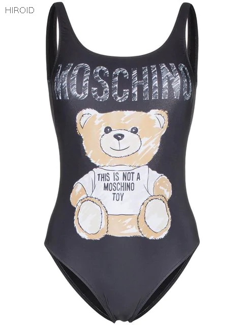 MOS07 Women Swimwear Cute Bear Beachwear