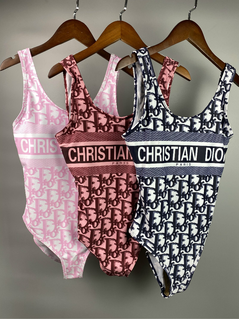 DR02 One-piece Bathing suit Blue And Red