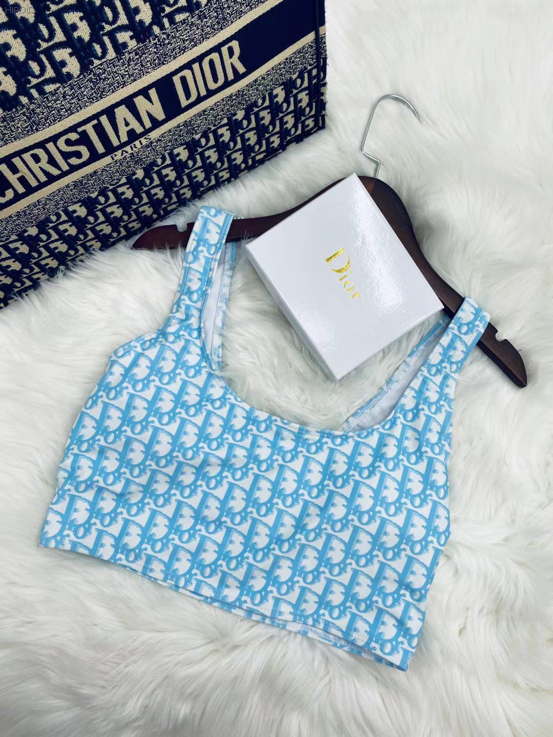 DR25 Monogram Top Swimsuit Vest 
