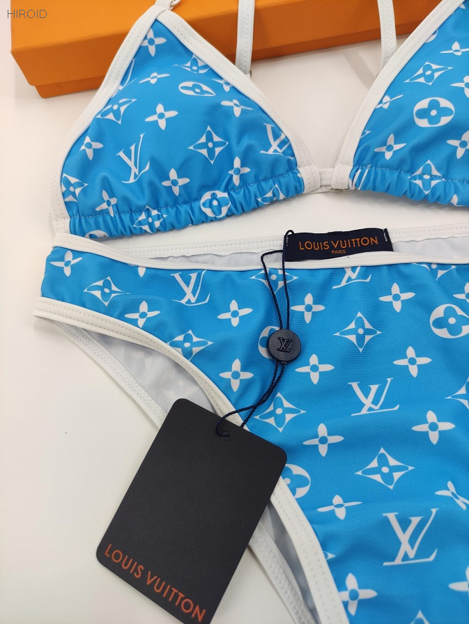 BL33Blue Women Sexy Bikini Set swimming suit for women