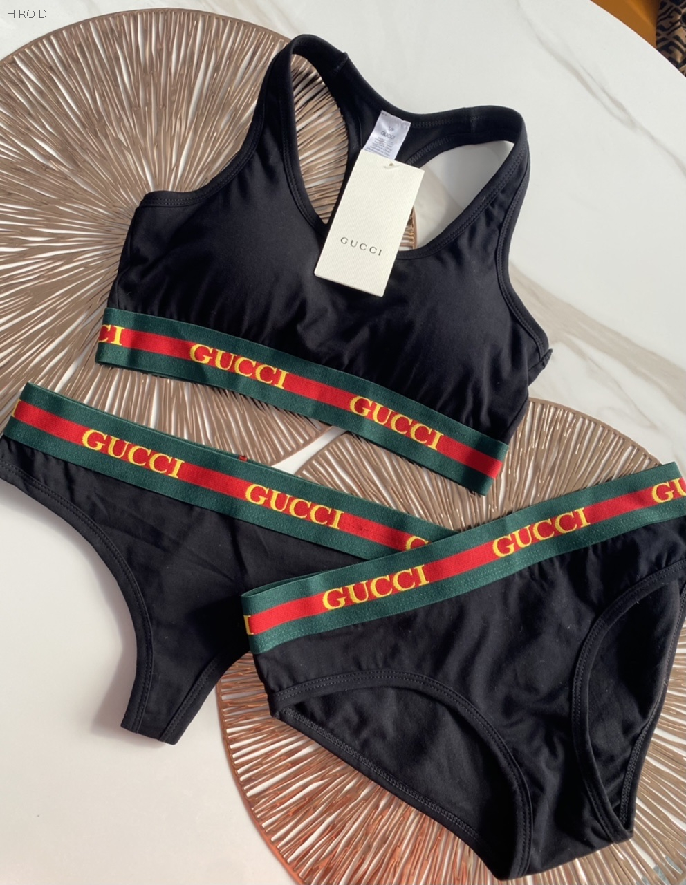 GU101 Women's Three-piece Suit Sexy Bikini Sets Woman Summer Swimming Suit One Bikini Bra With Two Pants