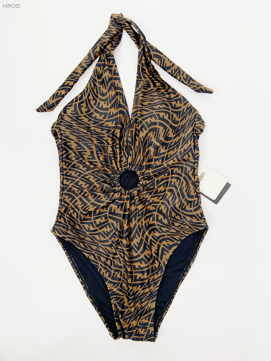 FD36 Women Swimsuit Sexy Circle Ring Bikini One -Piece Body Suits Female Beach Bathing Wear Summer