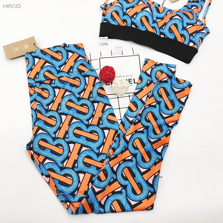 BBL633 Women Sportswear Crop Top Yoga Pant