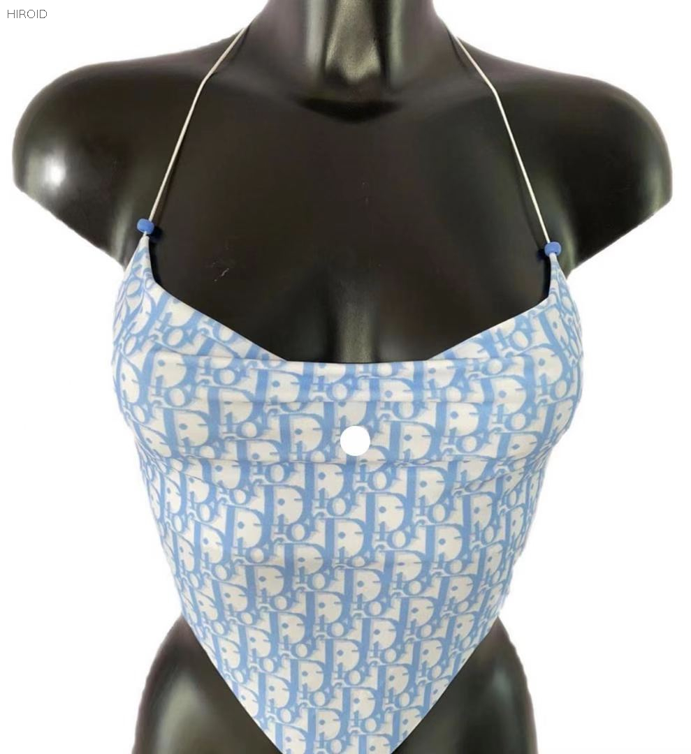 DR24 Monogram Tank Top Bikini Frenulum Vest