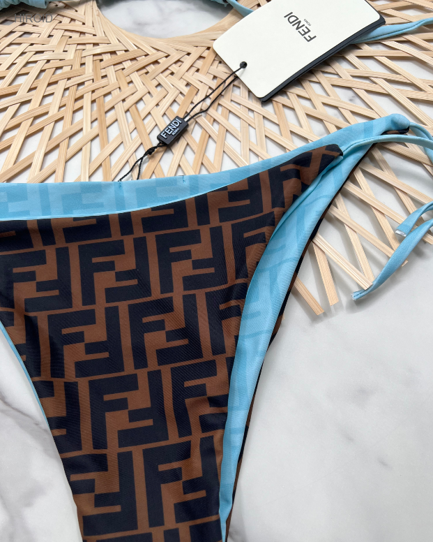 FD47 women bikini two piece swimwear print swimsuit