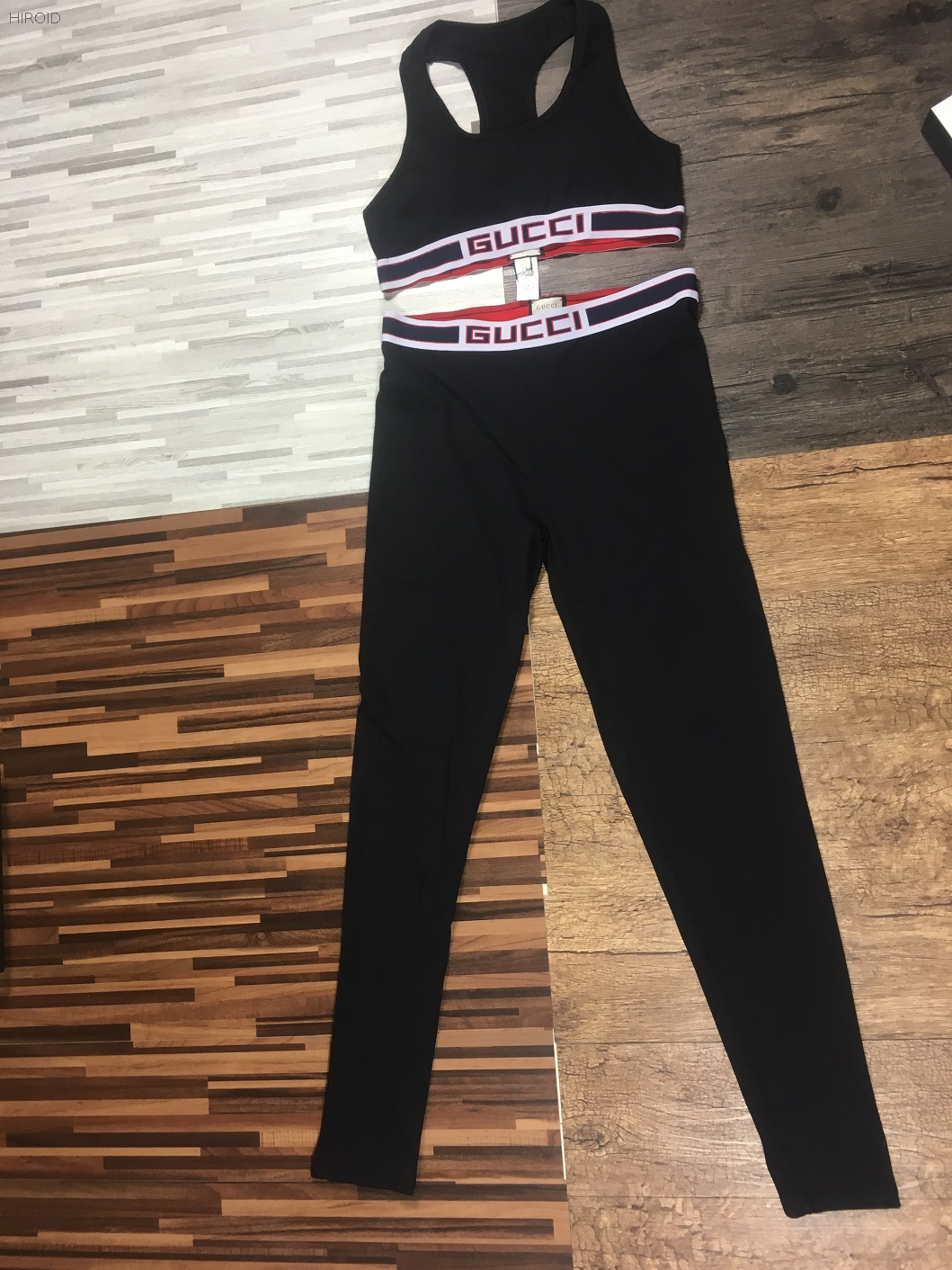 GC566 Yoga Set Women Workout Sportswear Yoga Fitness High Waist Leggings Sport Suits Yoga Suits for Women