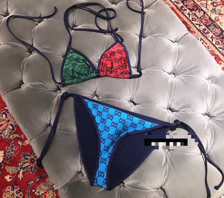 GU27 Four Colors Sexy Two-piece Swimsuits Bikinis Bathing Suits Summer Beach swimming suit for wome