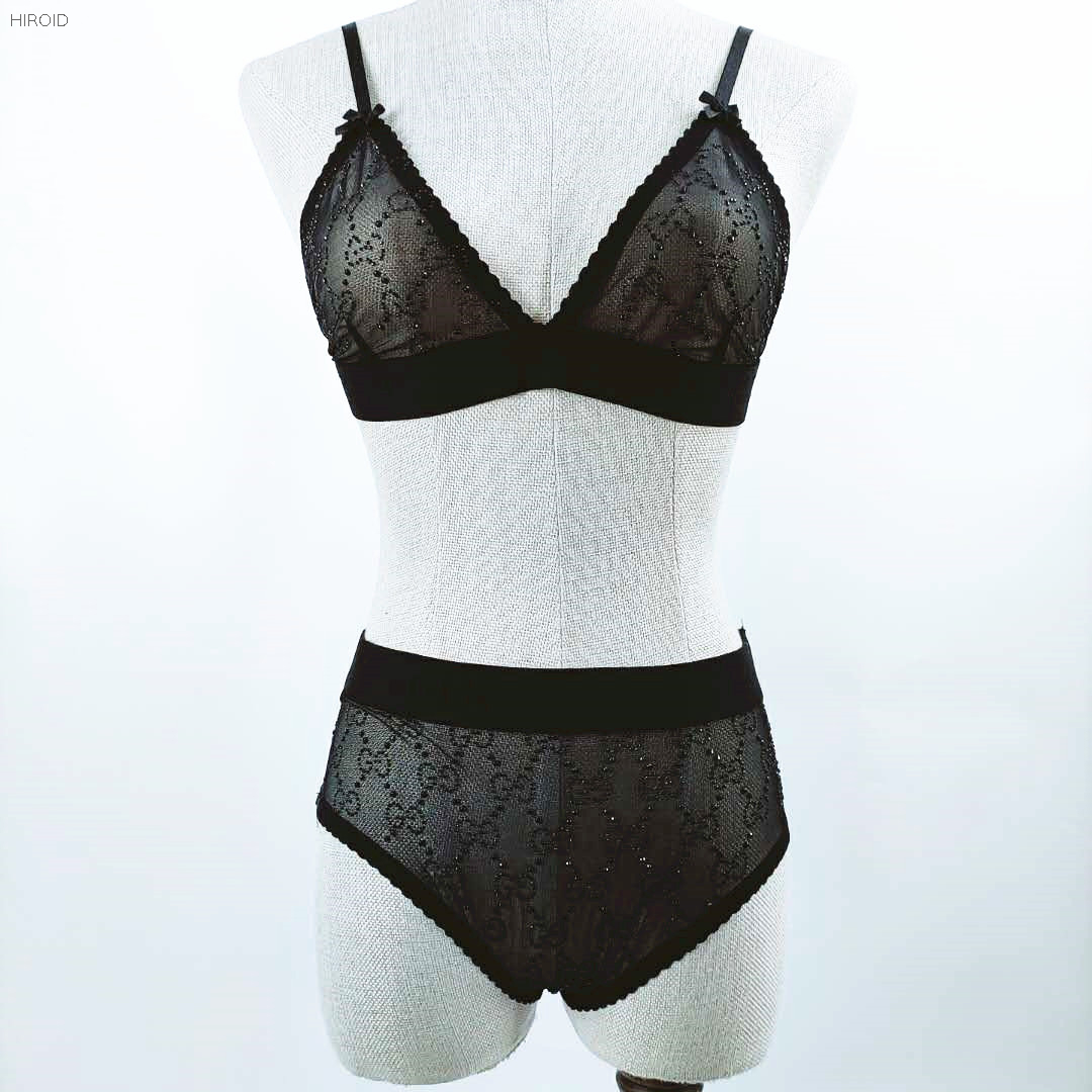 GU668 Lace Bikini Set Rhinestone Swimsuit Women Sexy Biquini 2021 Bathing Suits Swimwear