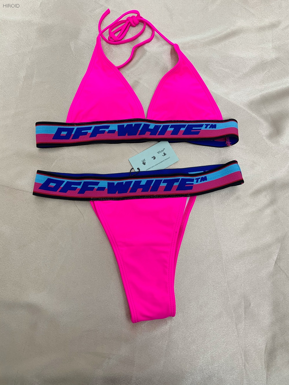OFW02 Solid Color Bikini for Women Bikini Triangle Swimsuit Two Pieces