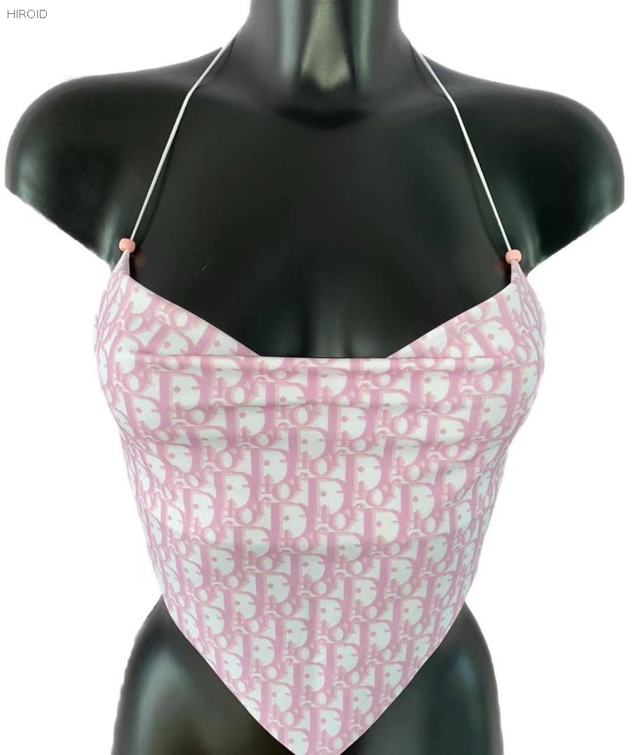 DR24 Monogram Tank Top Bikini Frenulum Vest