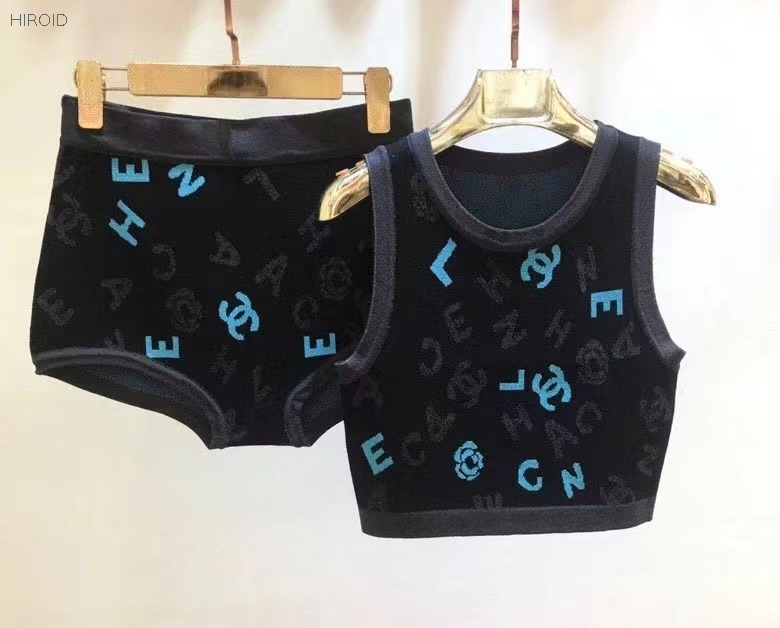 CHZ161 Chanel Top+Bottom