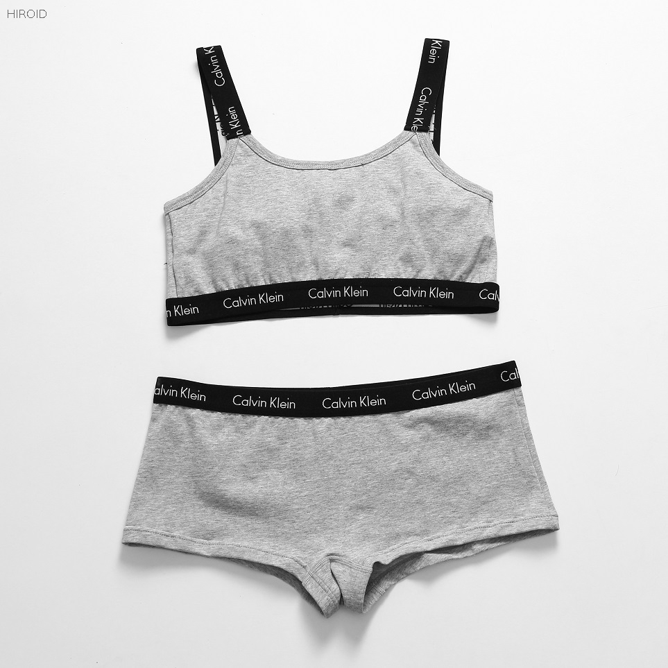 WCK113 Sports Underwear Girl Corset Letter Vest Bra Thongs