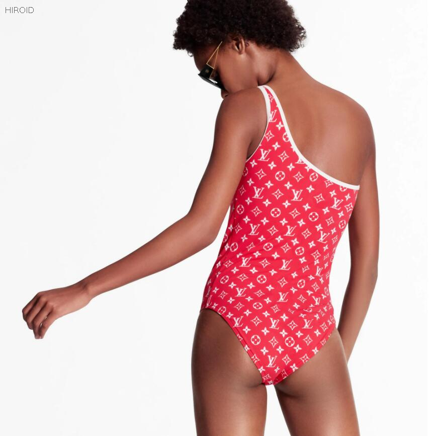 BL18 Women Sexy Red One Pieces Swimauit