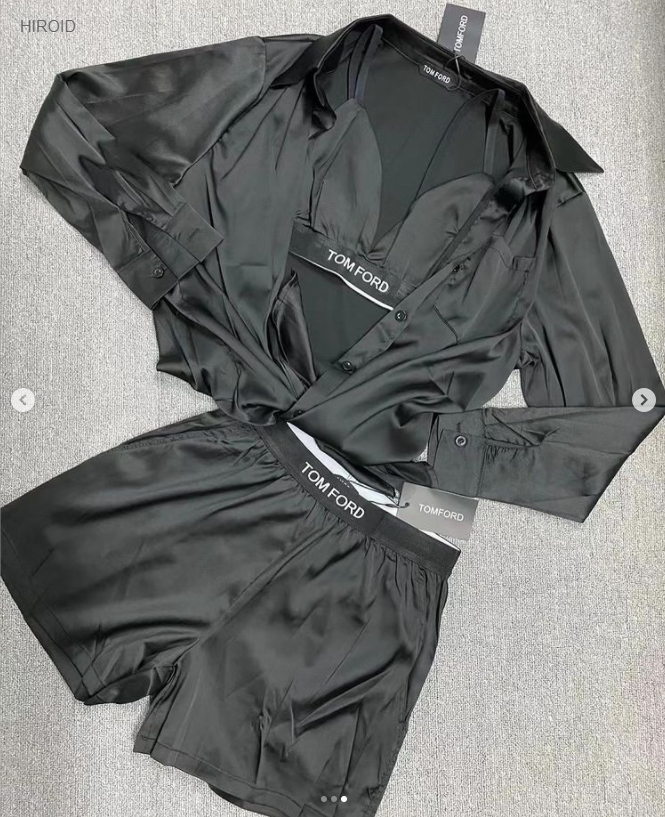 TF02 TOM FORD Three Piece Shirt,Bra and Shorts suit