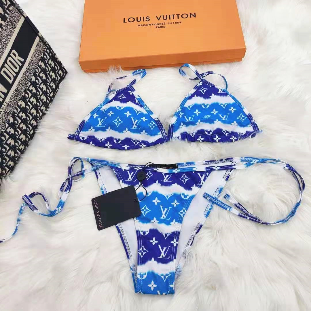 BL29 Cloud Colorful Two Piece Bikini Women's Bathing Suits