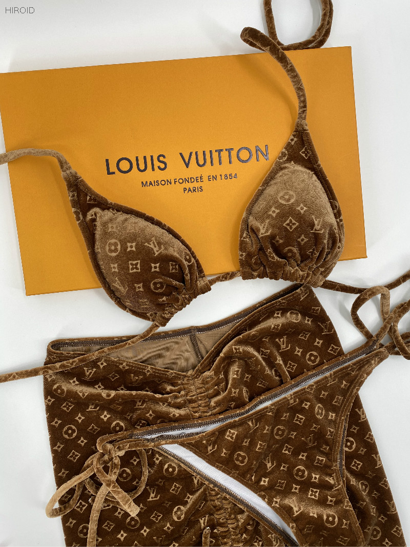 BLV50 Velvet bikini three piece