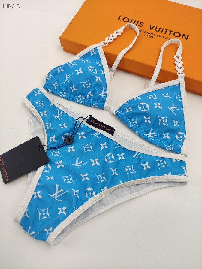 BL33Blue Women Sexy Bikini Set swimming suit for women
