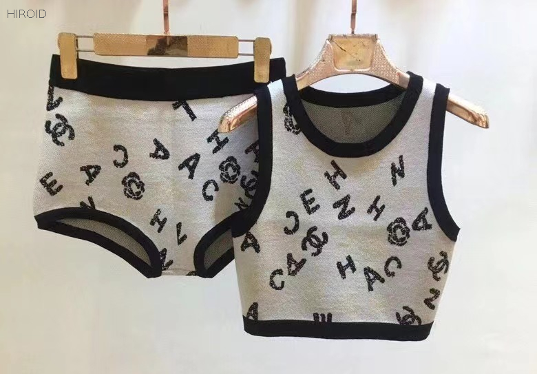 CHZ161 Chanel Top+Bottom