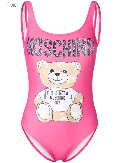 MOS07 Women Swimwear Cute Bear Beachwear