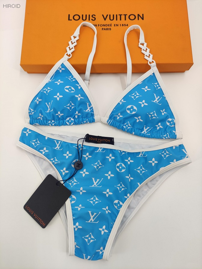 BL33Blue Women Sexy Bikini Set swimming suit for women