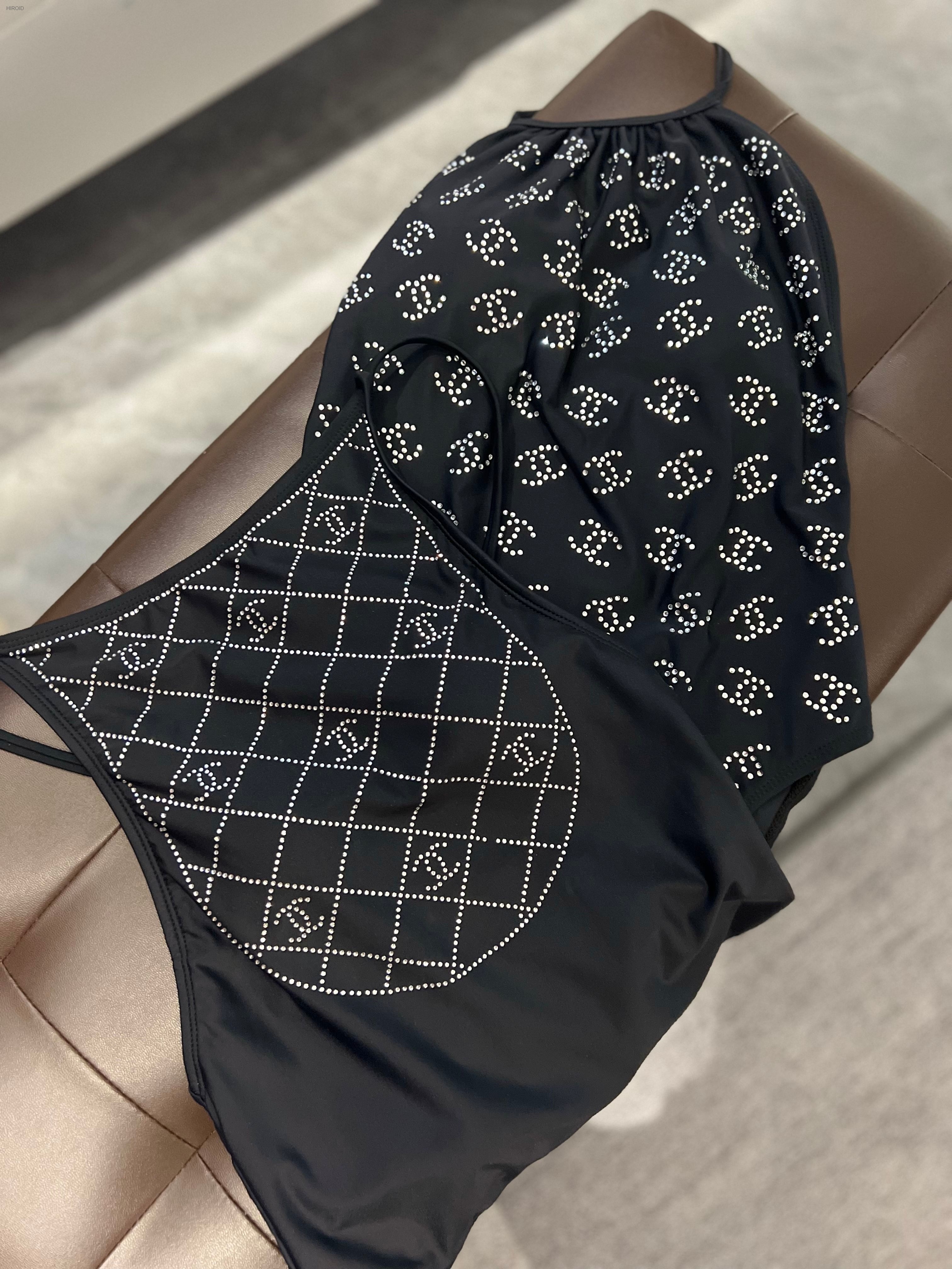 CH38 CHANEL SWIMSUIT crystal swimwear 